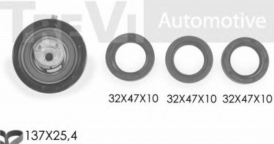 TREVI AUTOMOTIVE kd1092s -  Комплект ремня ГРМ